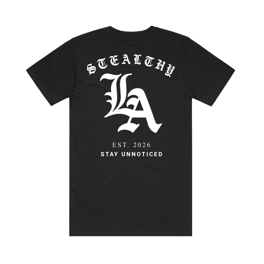 Stealthy LA Black Tee