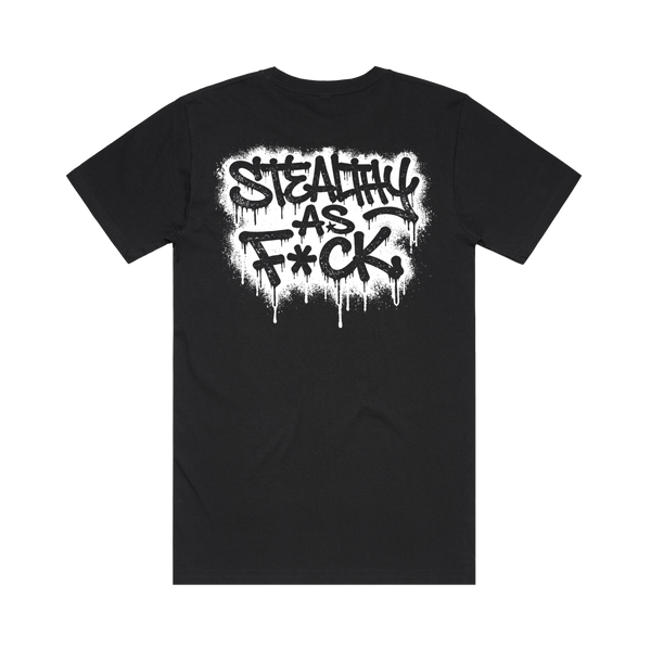 Stealthy As F*ck Black Tee